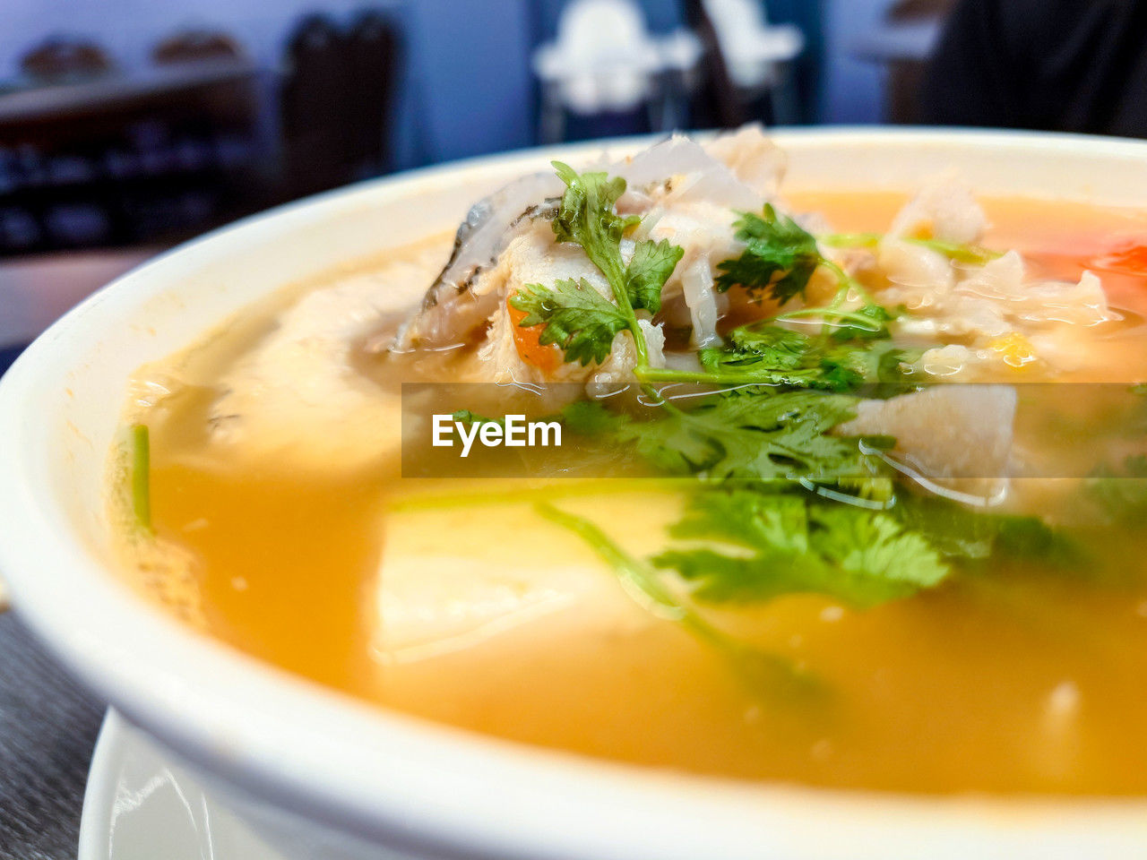 food and drink, food, soup, healthy eating, dish, wellbeing, bowl, cuisine, meal, asian food, vegetable, restaurant, freshness, close-up, business, meat, indoors, no people, stew, herb, dinner, table, crockery, selective focus, lunch, kitchen utensil, pasta, chinese food, city, seafood, japanese food