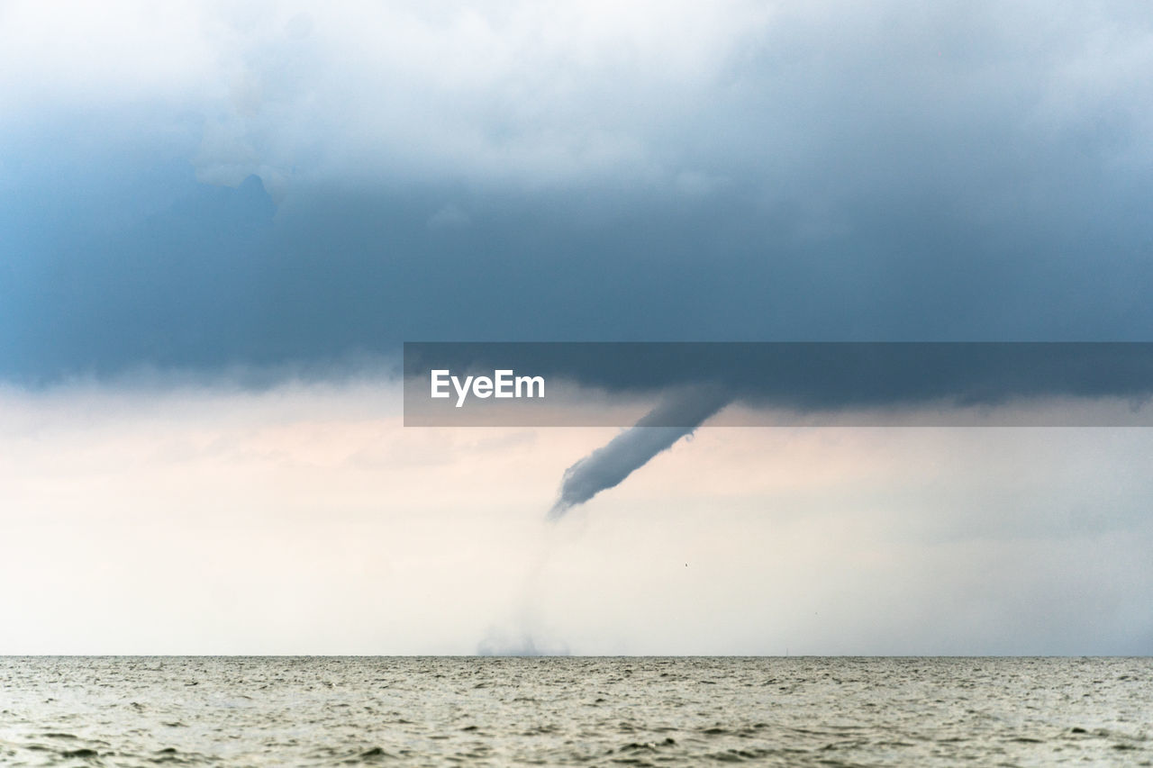 Tornado over the sea