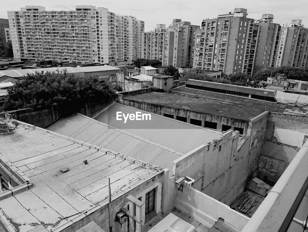 Directly above shot of modern building