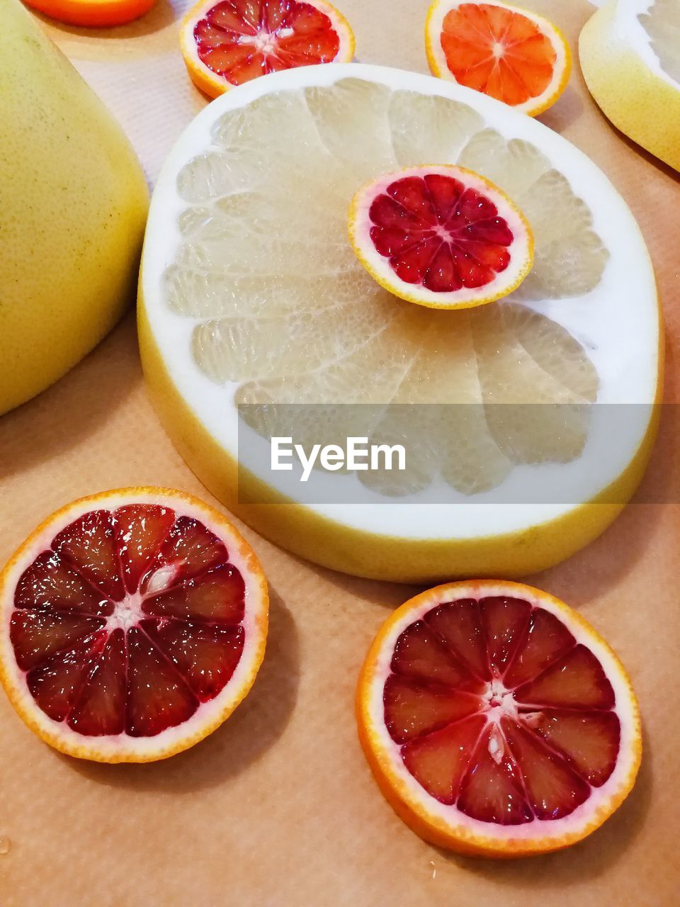 Close-up of orange fruits on table