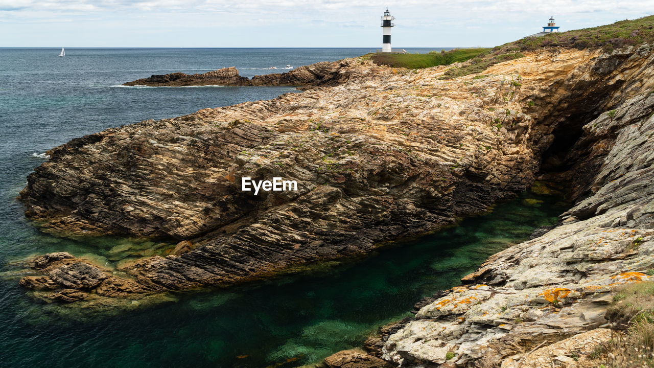 ROCKS ON SHORE BY SEA