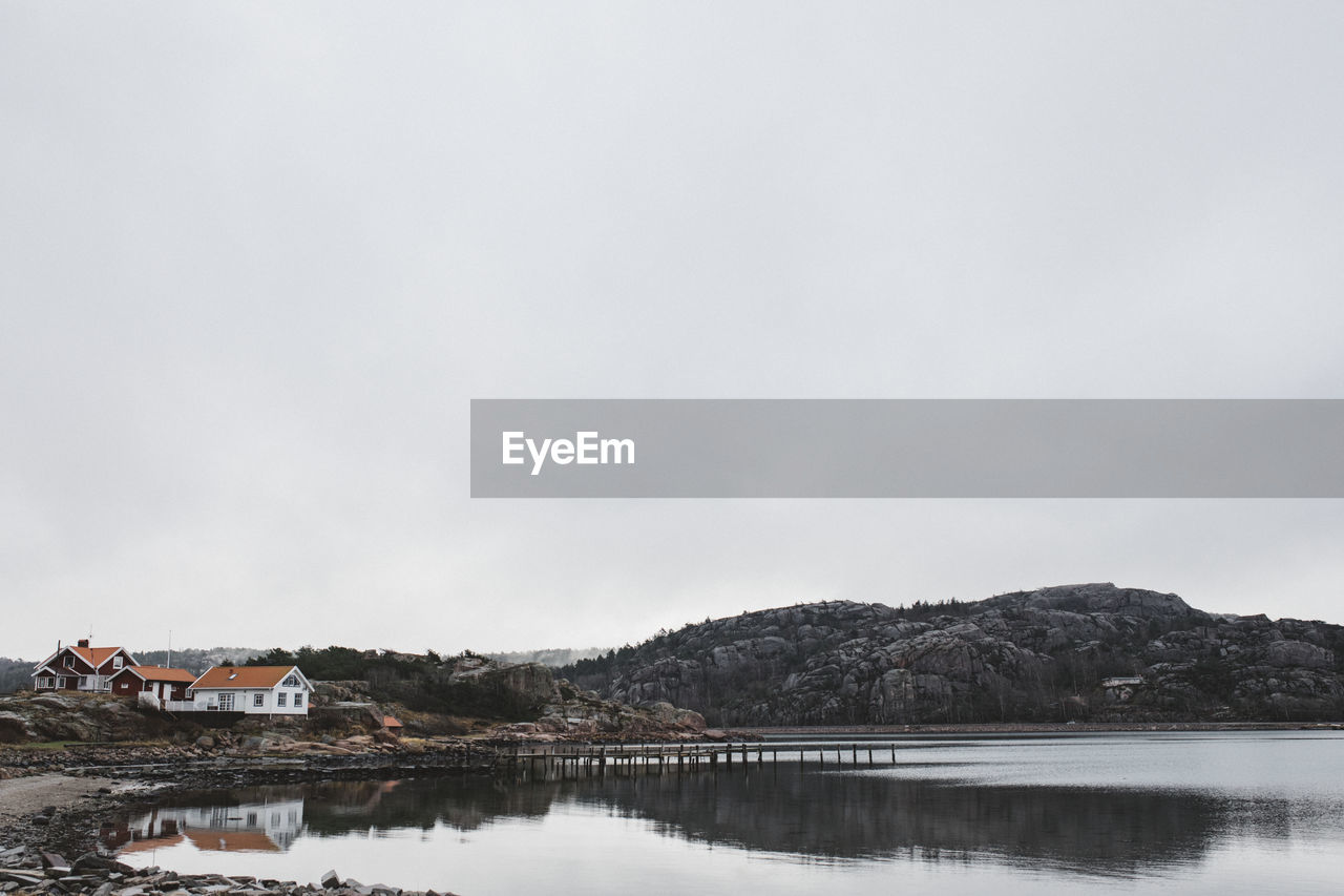 View of coastal landscape