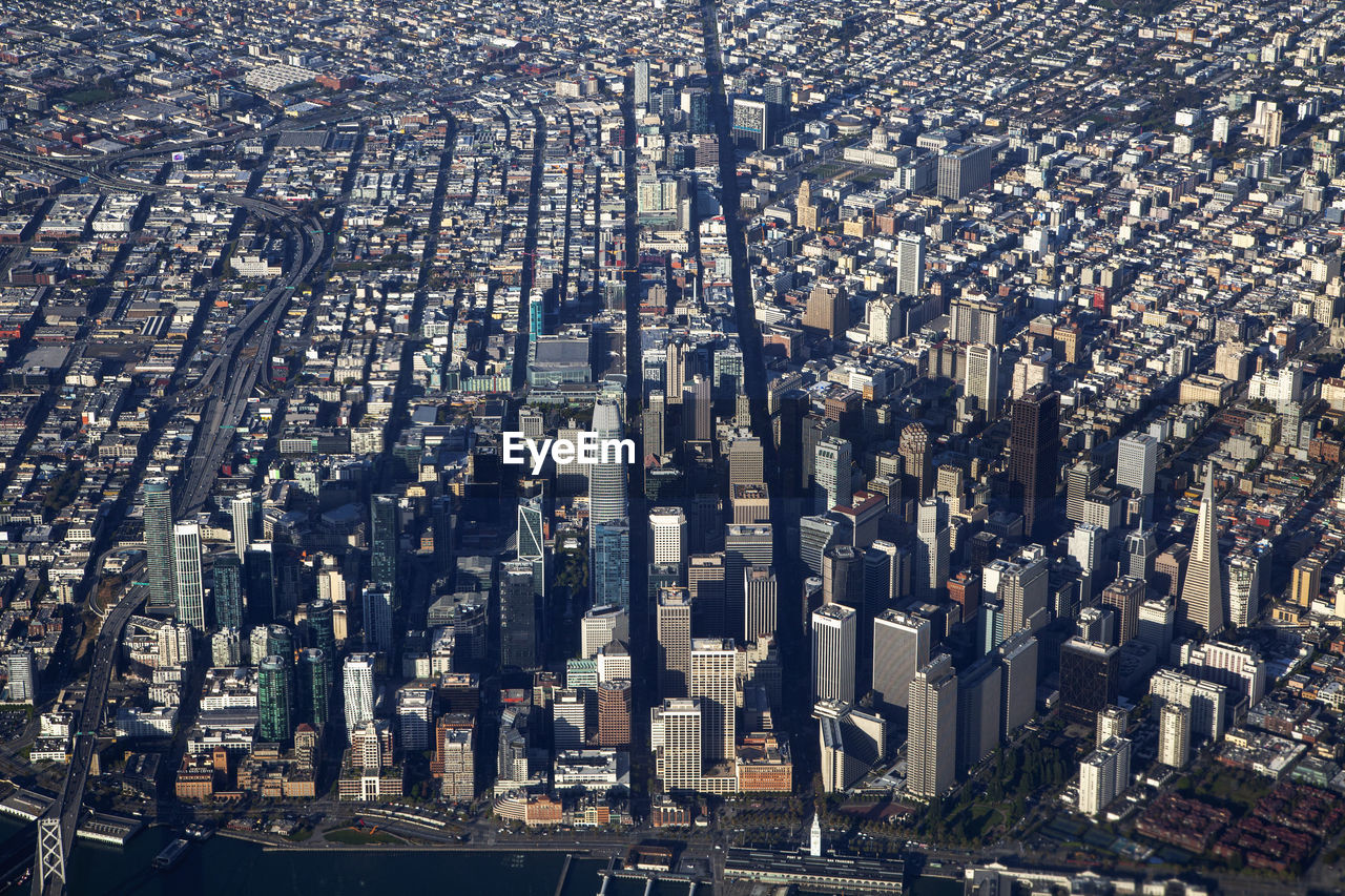 Aerial photography of san francisco city