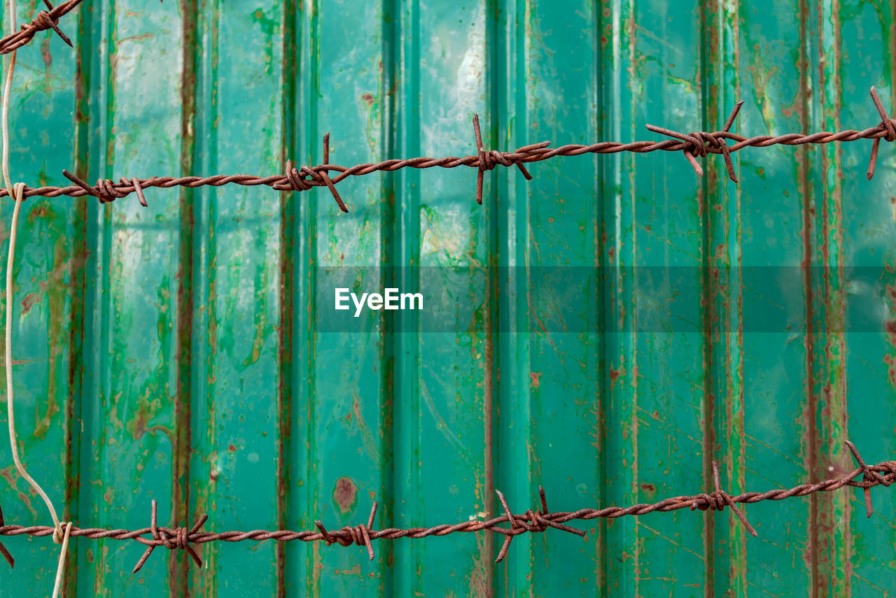 Close-up of fence