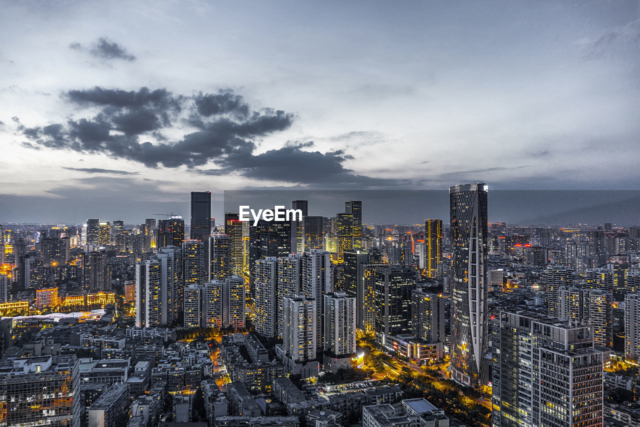 Cityscape against sky