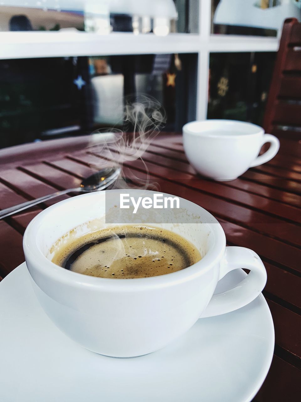 Close-up of coffee on table