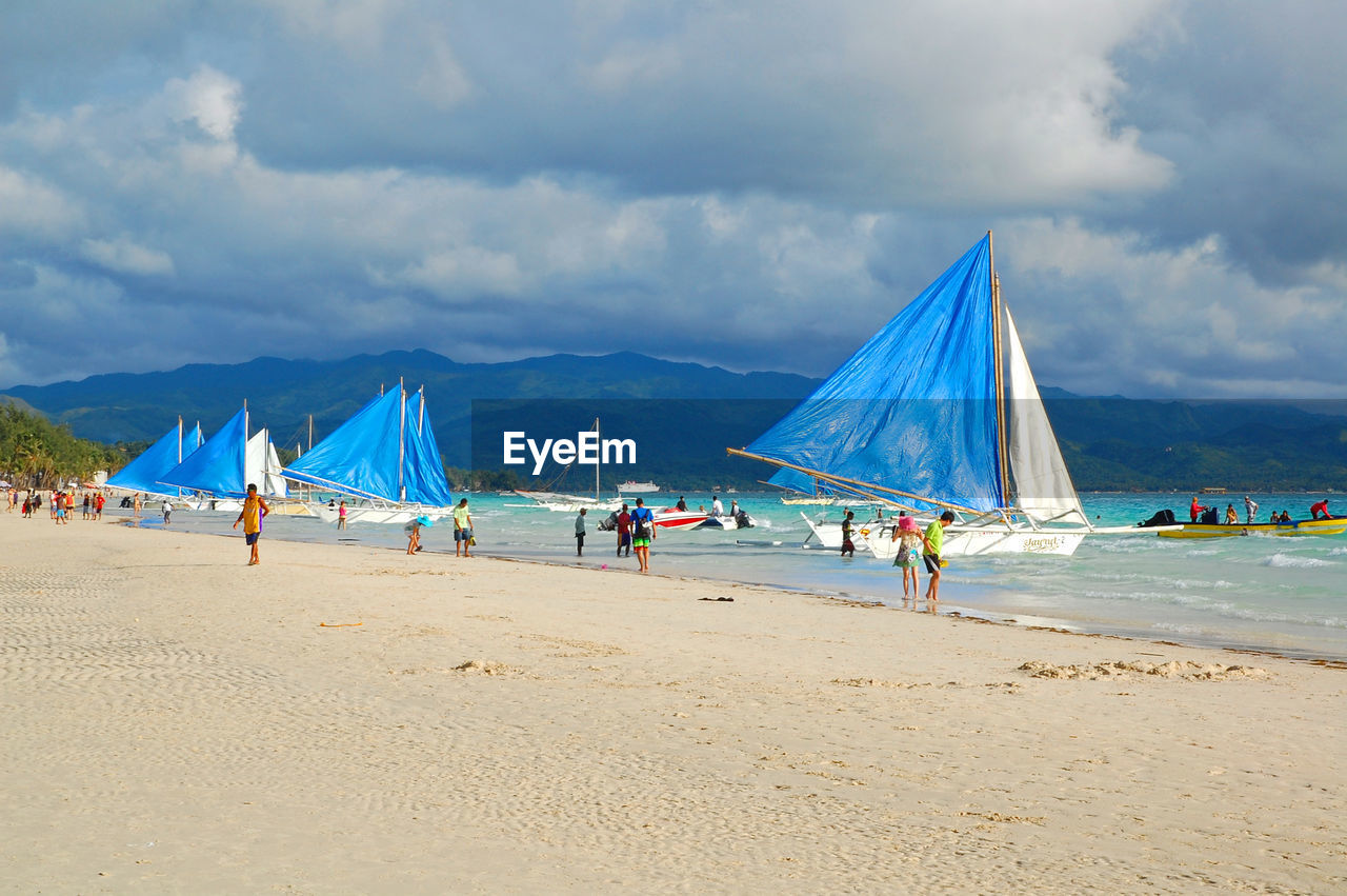 VIEW OF BEACH AGAINST SKY