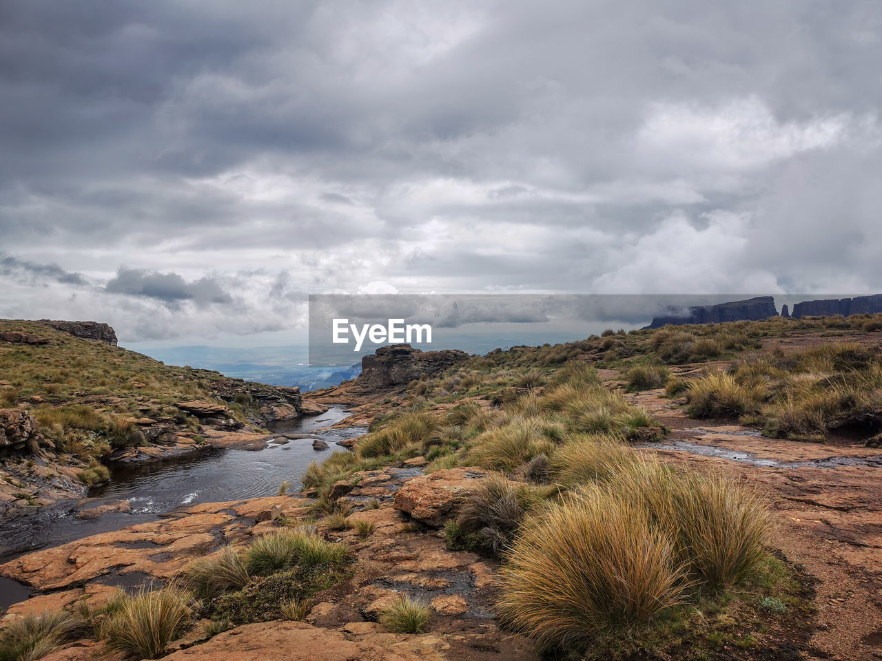 In the clouds on top of tugela falls... second highest fall in the world