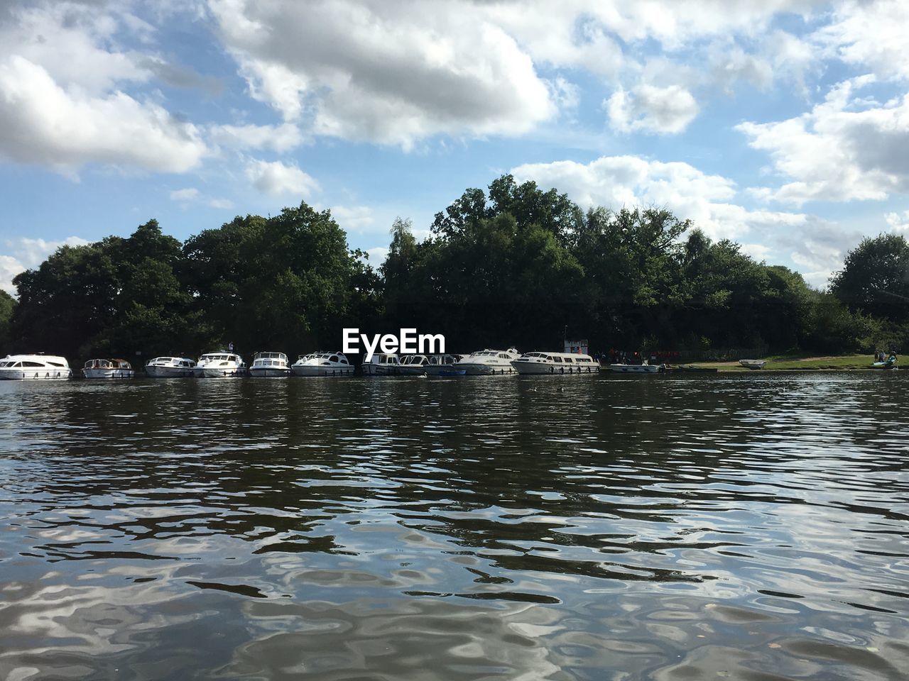 SCENIC VIEW OF LAKE AGAINST TREES