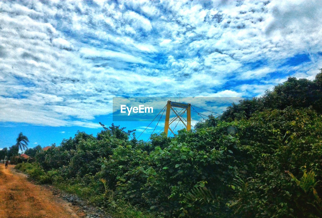 VIEW OF LANDSCAPE AGAINST CLOUDY SKY