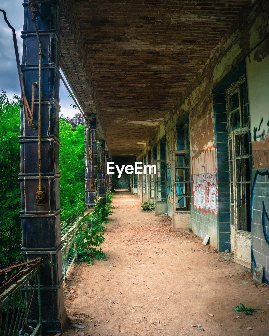 VIEW OF ABANDONED BUILDING