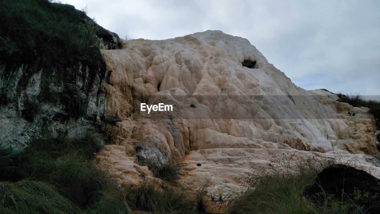 Scenic view of mountain against sky