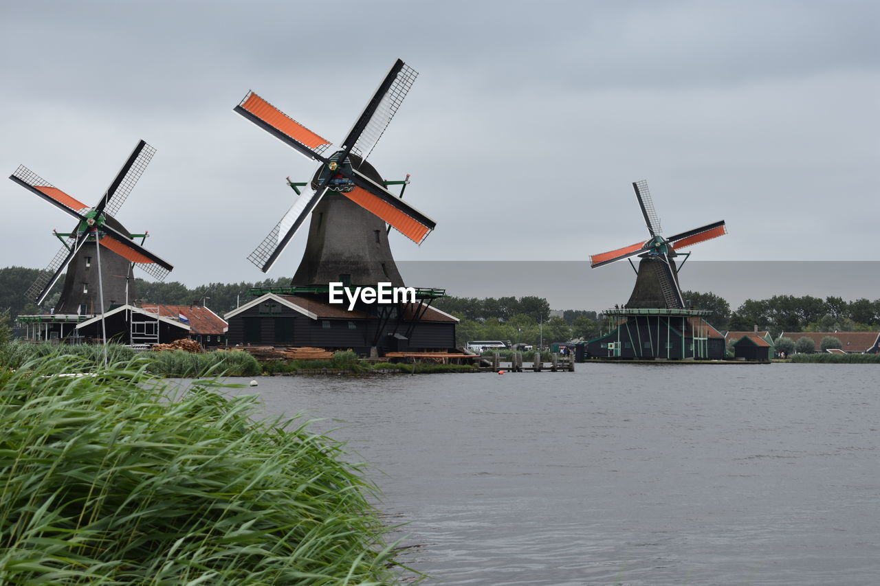 TRADITIONAL WINDMILL AGAINST SKY