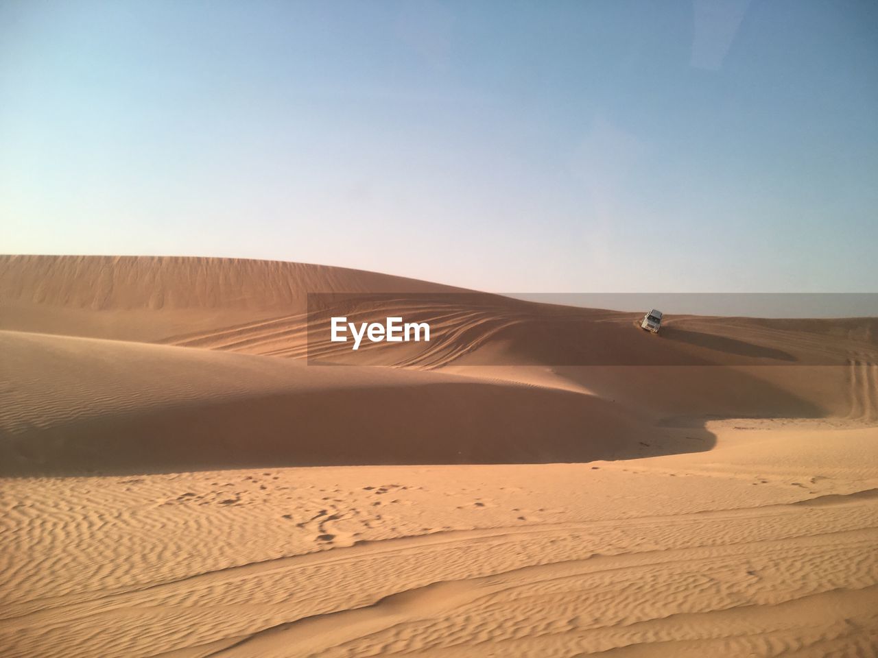 View of desert against sky