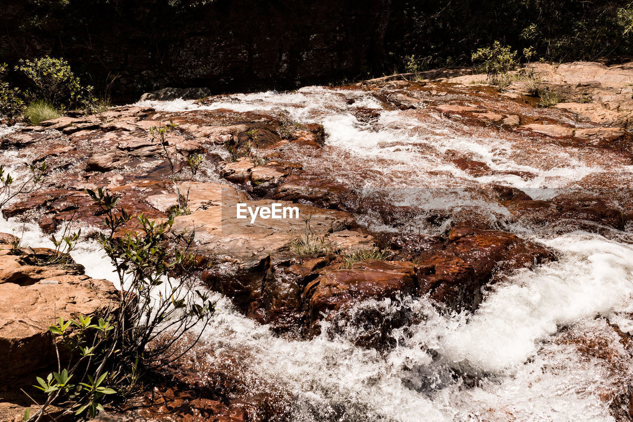 SCENIC VIEW OF WATERFALL