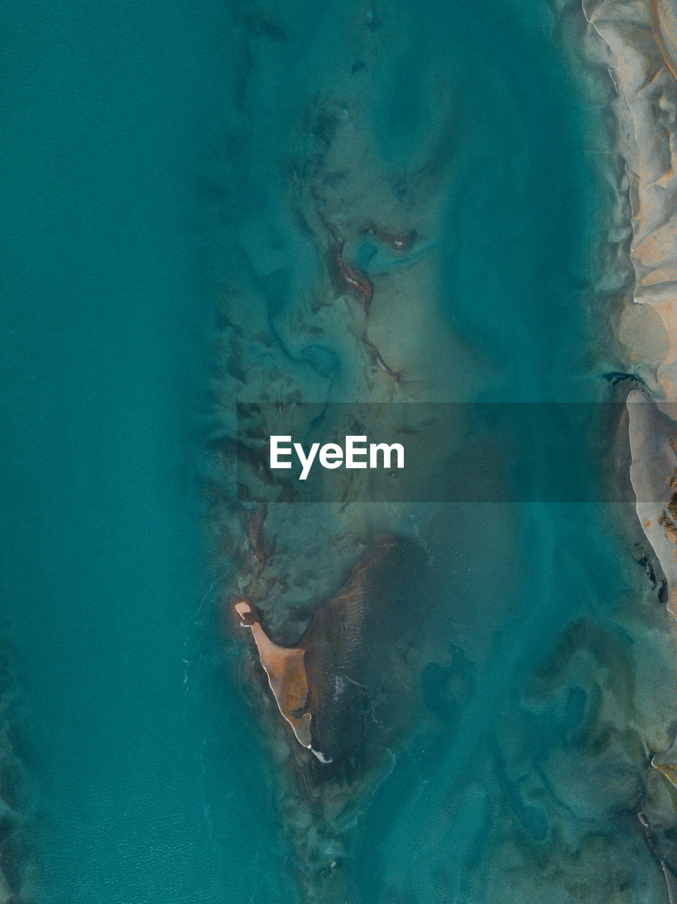 Coastal landscape in patagonia.