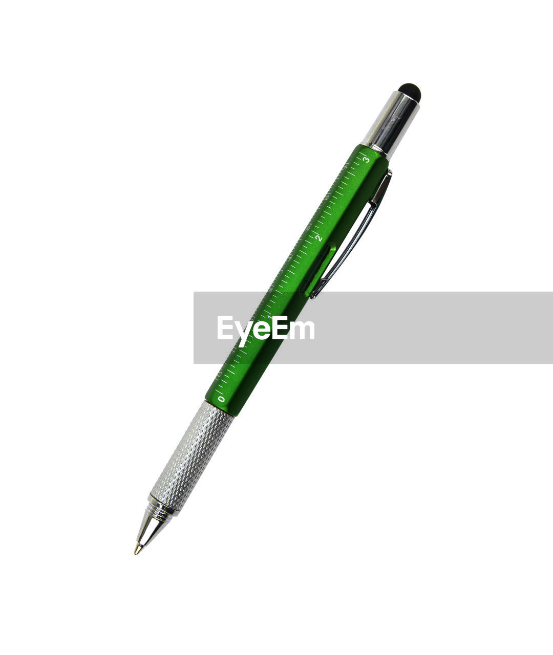 pen, white background, office supplies, ball pen, studio shot, writing instrument, single object, cut out, indoors, no people, close-up, green, fountain pen