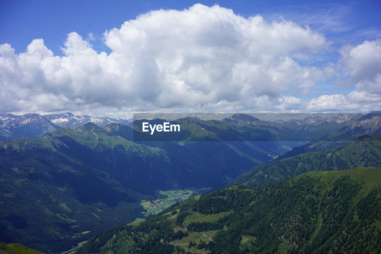 Mountain scenery from the top