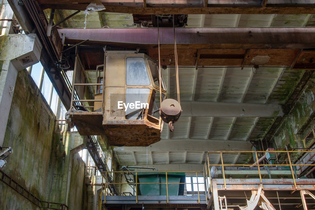 Abandoned iron mine in the ore mountains