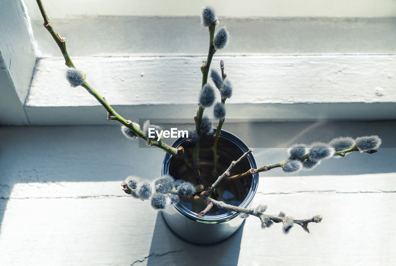 CLOSE-UP OF STATUE BY WATER