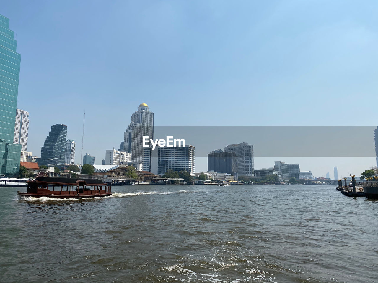 VIEW OF BUILDINGS AGAINST CLEAR SKY