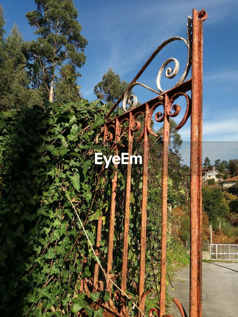 LOW ANGLE VIEW OF METAL STRUCTURE