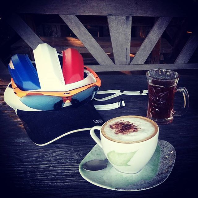 COFFEE CUP ON TABLE