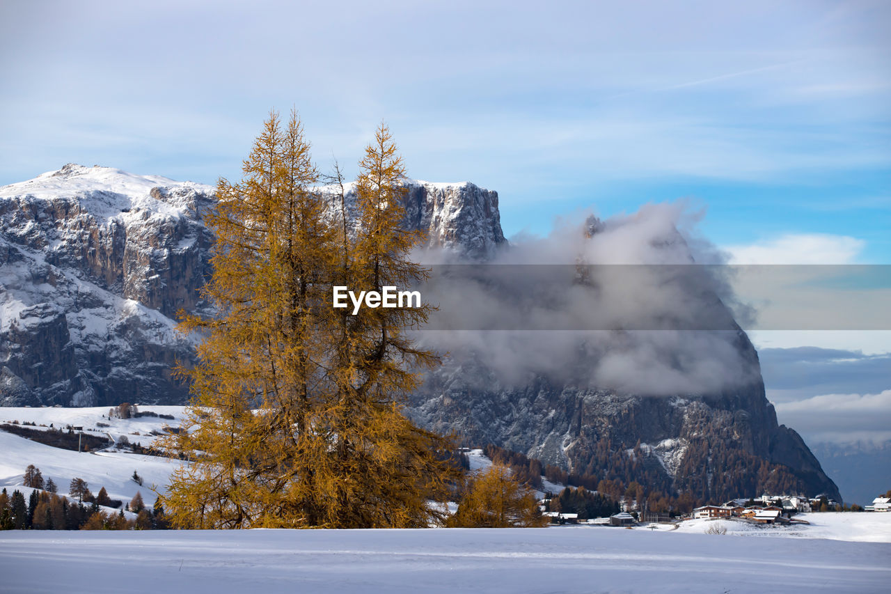 SNOWCAPPED MOUNTAIN AGAINST SKY