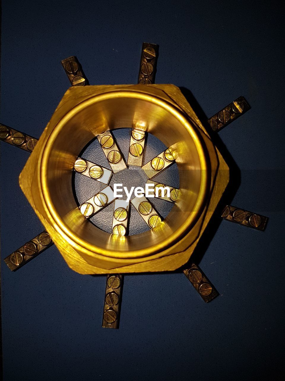 LOW ANGLE VIEW OF CLOCK ON CLOCK