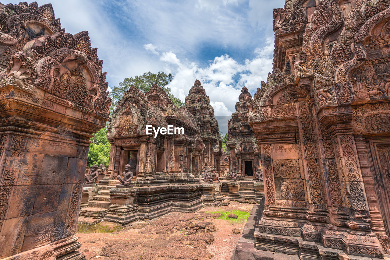 PANORAMIC VIEW OF A TEMPLE