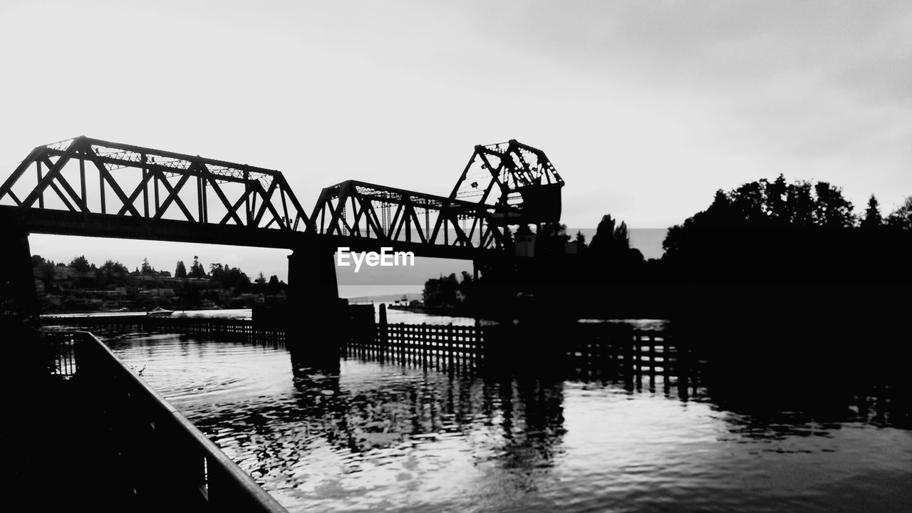 VIEW OF RIVER AT SUNSET