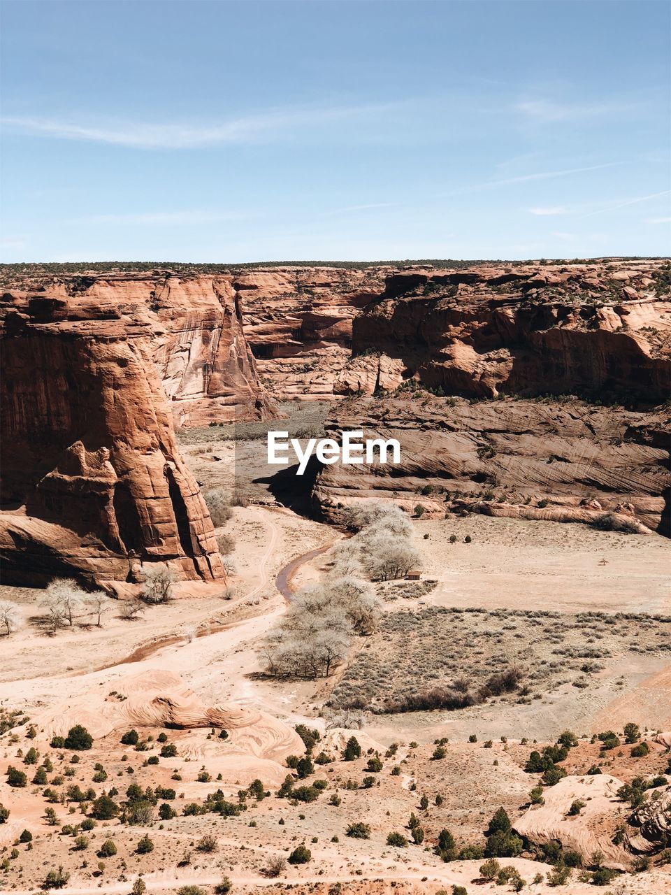 View of rock formations