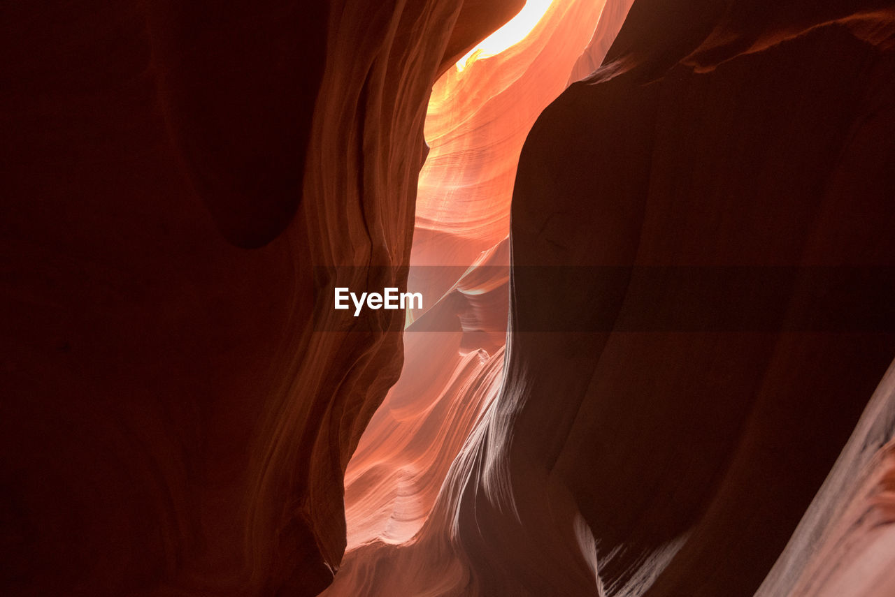 LOW ANGLE VIEW OF A ROCK FORMATION