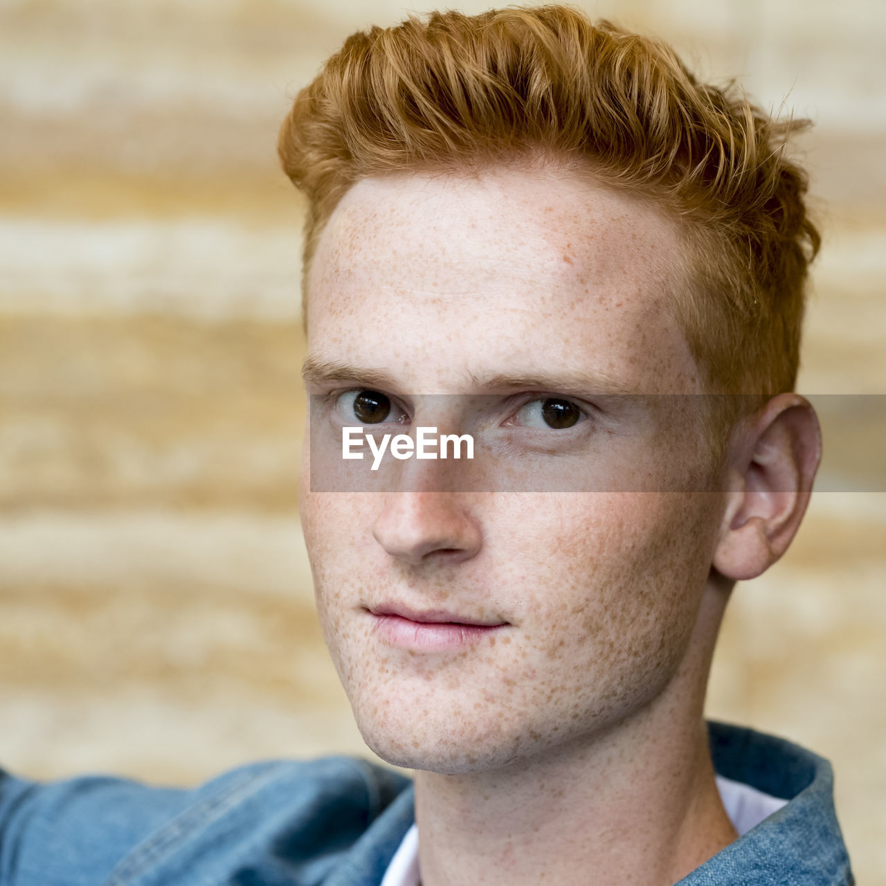 Close-up portrait of young man