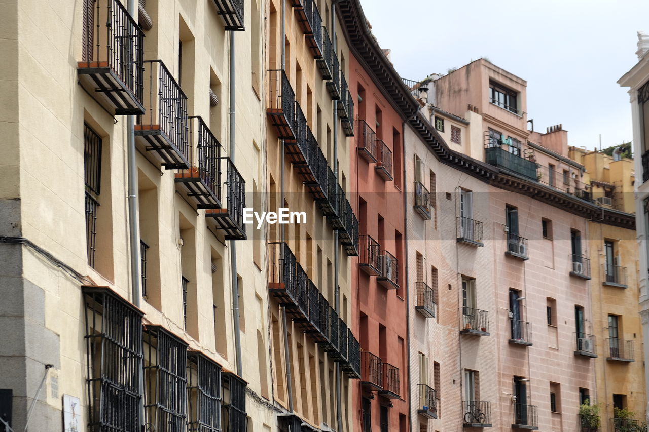 Low angle view of apartment building