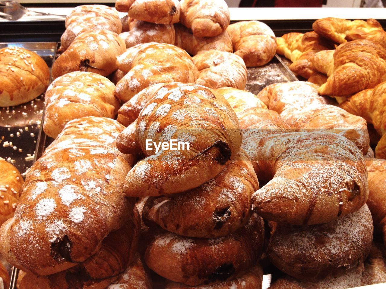 Close-up of brioches