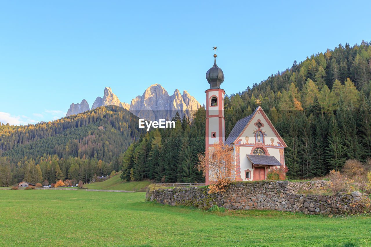 View of church