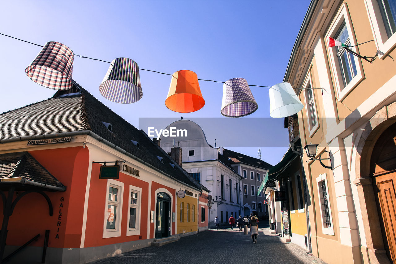 LOW ANGLE VIEW OF LANTERN AGAINST SKY