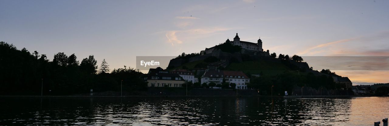 BUILDINGS IN A LAKE