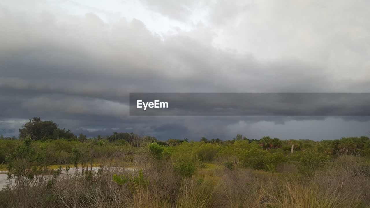 SCENIC VIEW OF LANDSCAPE AGAINST CLOUDY SKY