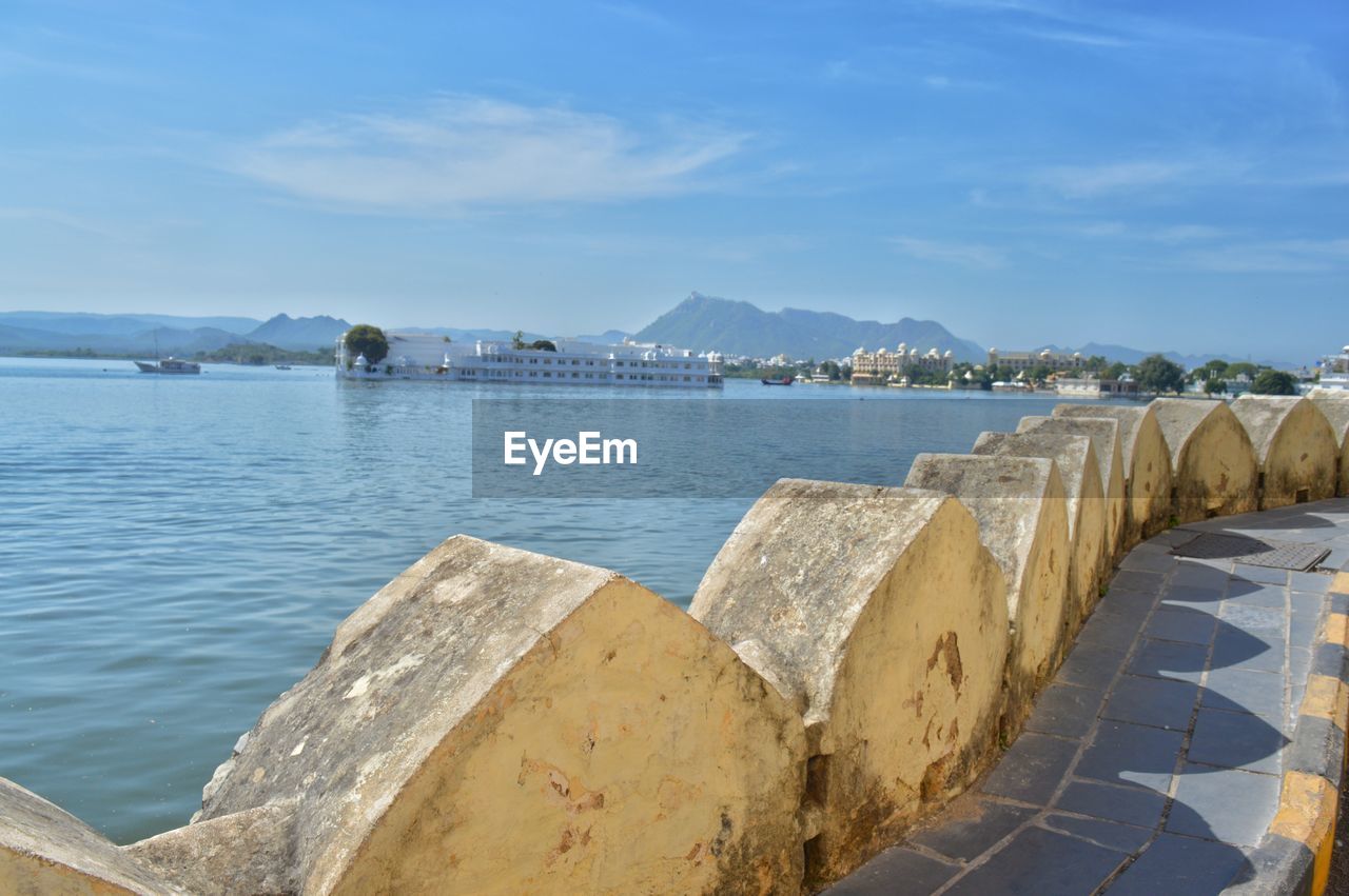 Panoramic view of sea against sky