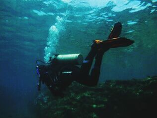 WOMAN IN SEA