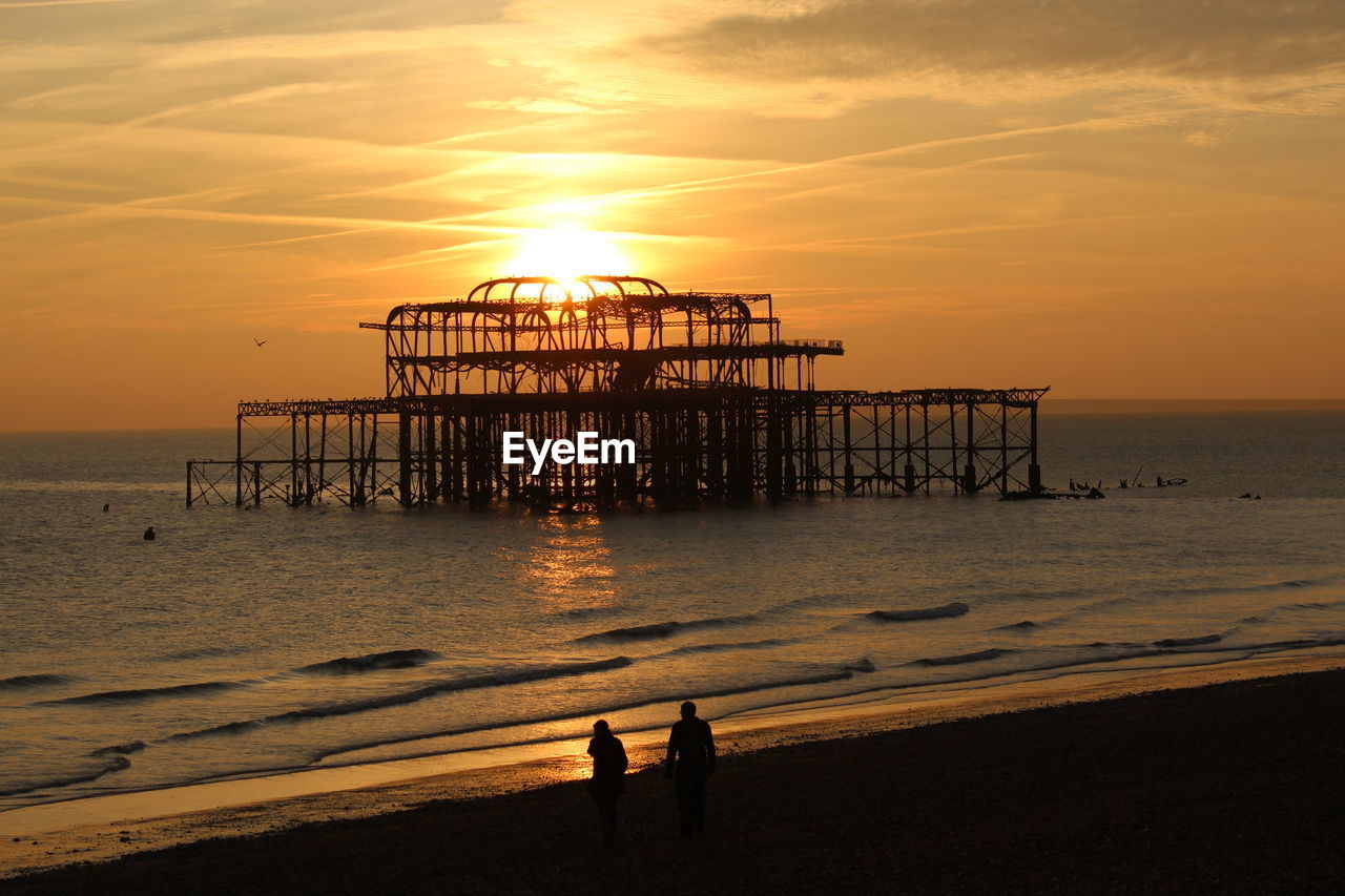 Sunset in brighton