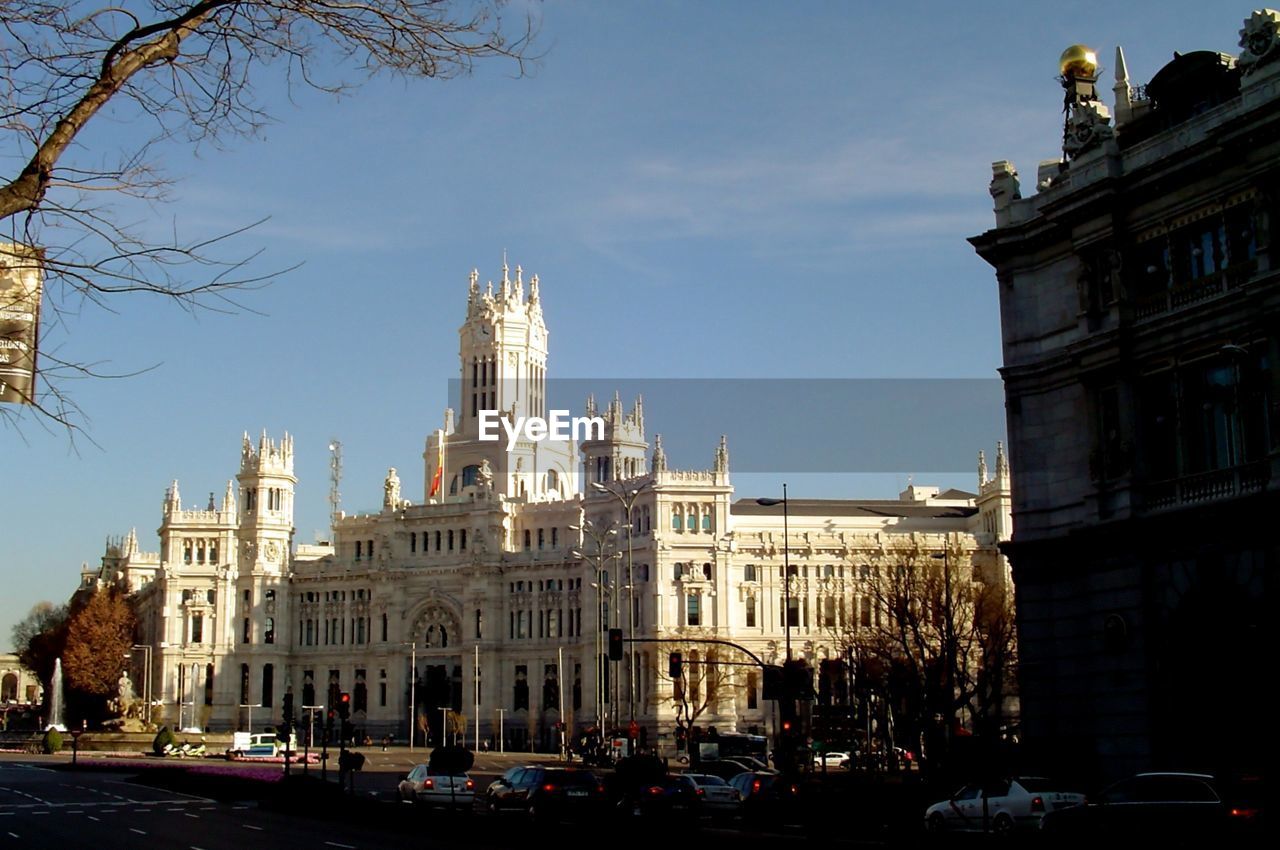 View of cathedral against sky in city