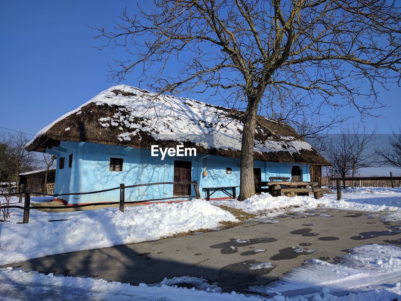 BUILT STRUCTURE AGAINST CLEAR SKY