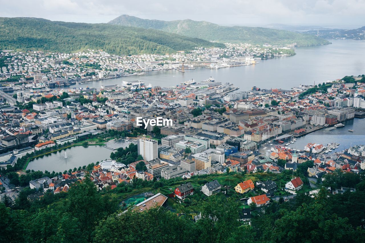 Bergen seen from  fløien