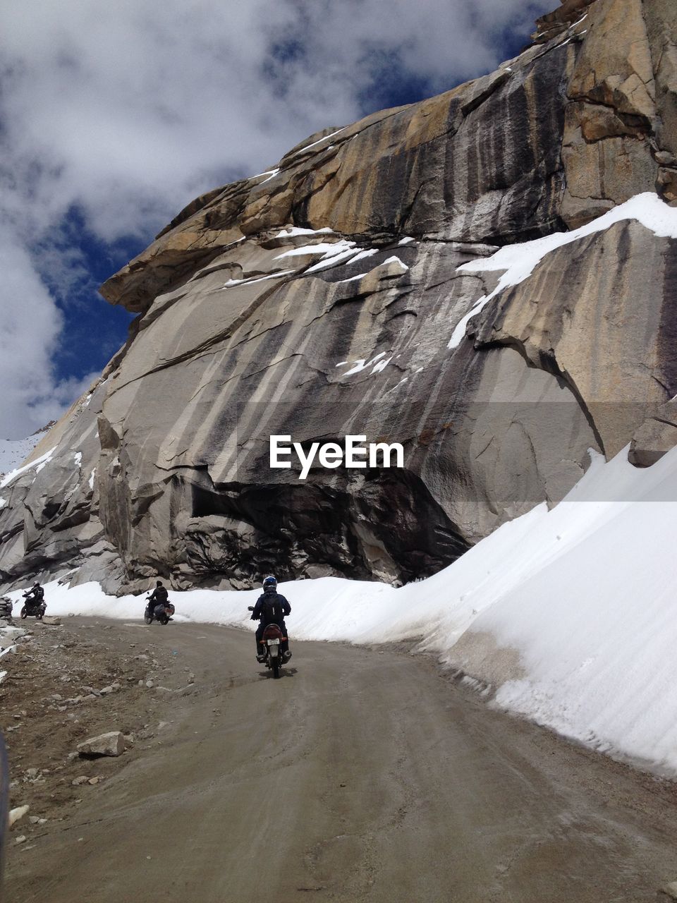 Road passing through mountains