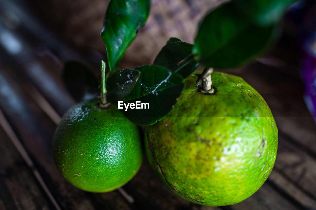 green, food and drink, healthy eating, food, fruit, citrus, lime, freshness, plant, produce, wellbeing, macro photography, close-up, no people, leaf, citrus fruit, lemon, nature, plant part, focus on foreground, calamondin, outdoors, flower, bitter orange, tree, agriculture, organic
