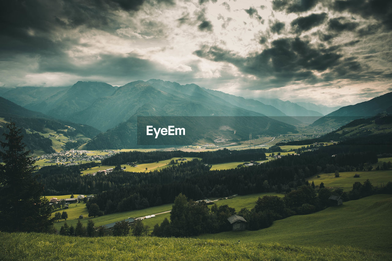 Scenic view of landscape against sky