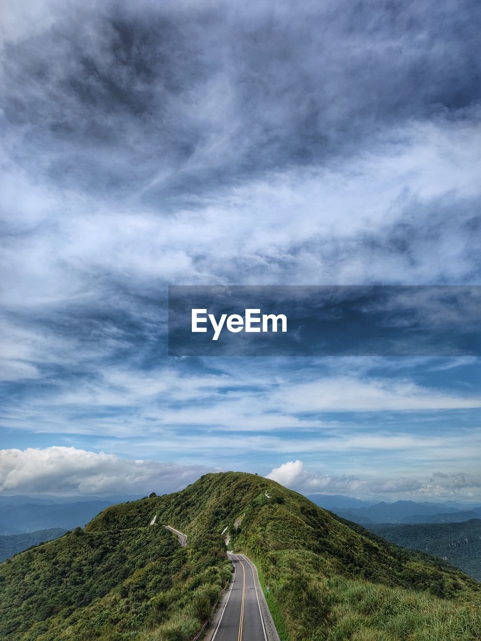 Panoramic view of road against sky